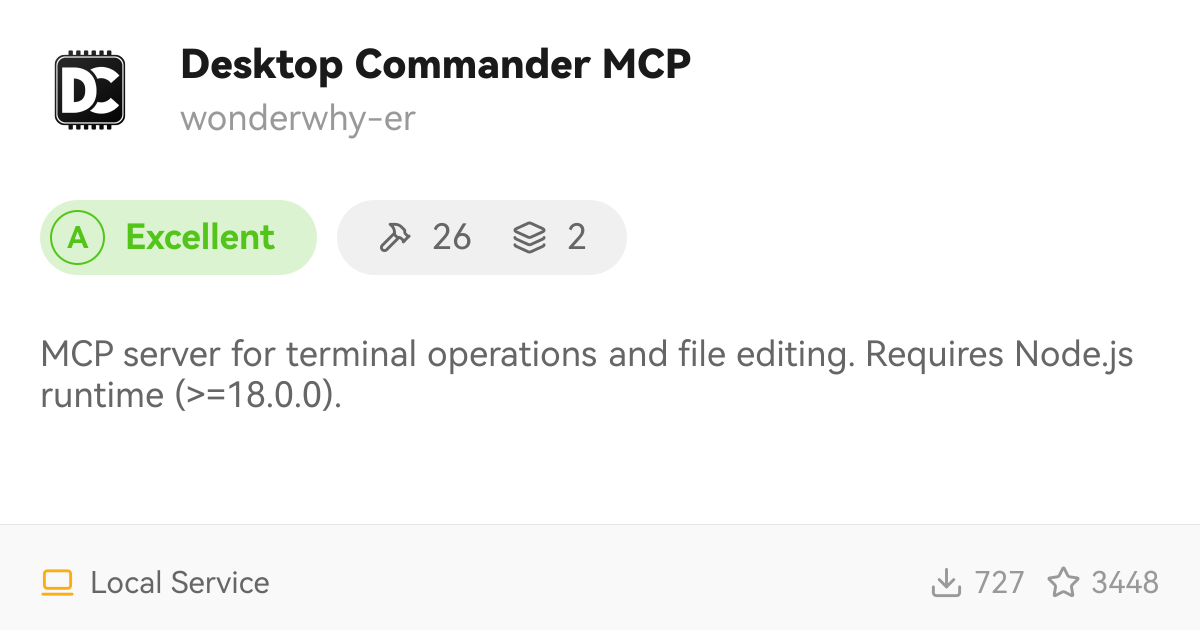 Desktop Commander MCP