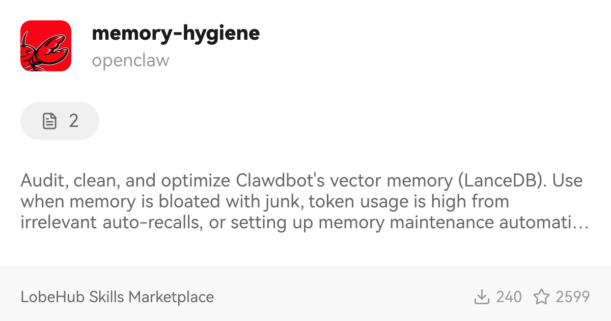 memory-hygiene